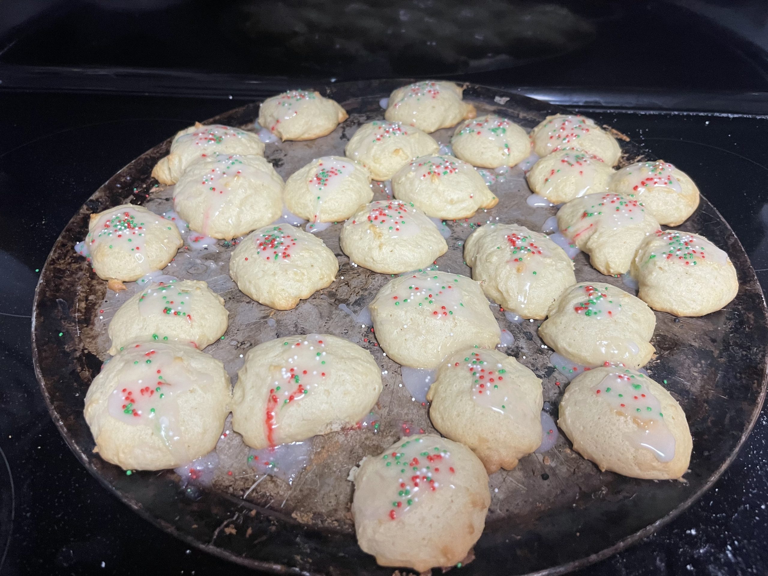 Vanilla Glazed Italian Christmas Cookie Recipe