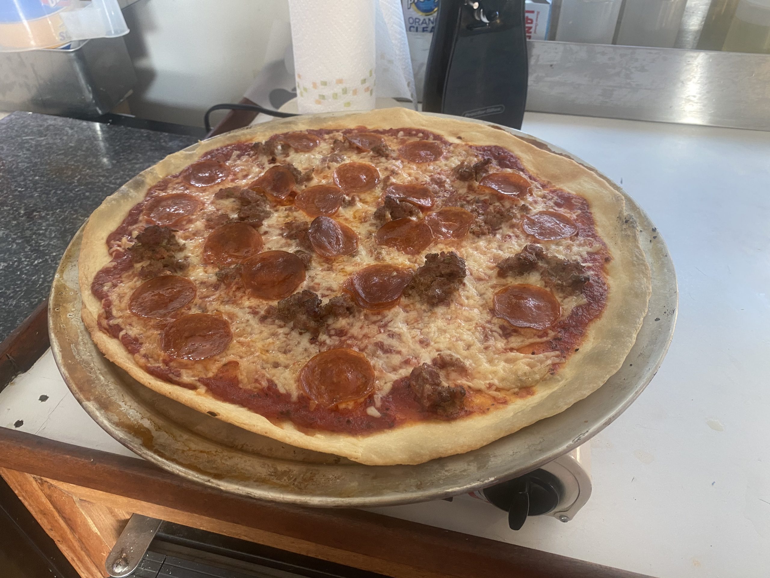 Jersey Style Thin Crust Pizza